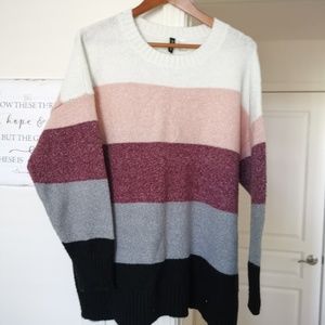 H&M Color Block Sweater